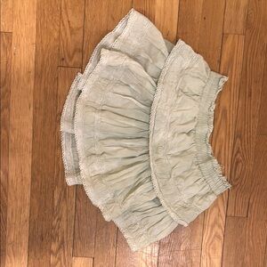 LoveShackFancy Mint Green Skirt